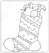 coloring Hanging stockings