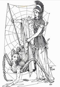 read the legend ARACHNE THE SPINNER