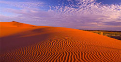Simpson desert red sand, Australia