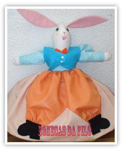le lapin, marionnette du conte traditionnel Le Petit Lapin Blanc