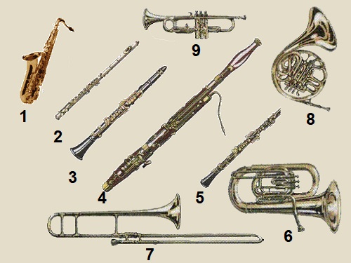instruments de musique: a�rophones