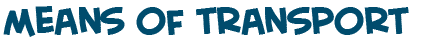 title of the text on means of transport