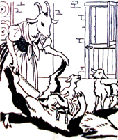 Der Wolf und die sieben Gei�lein