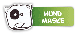 Schablona der Hundmaske 1