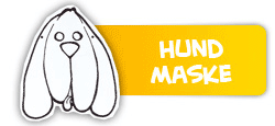 Schablona der Hundmaske 2