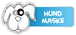 Schablona der Hundmaske 3
