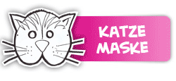 Schablona der Katzemaske