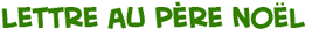 titre de la page de la lettre au P�re No�l