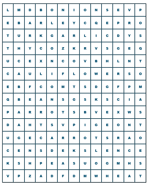 crops and vegetables