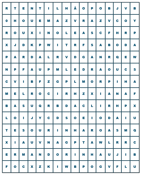 sopa de letras sobre os p&aacute;ssaros