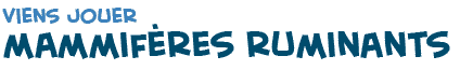 titre de la page du jeu des ruminants