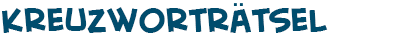 Titel der Seite des Kreuzwortr�tsels