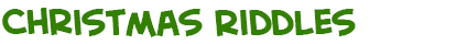 Christmas riddles game