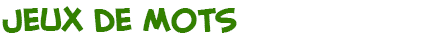 titre de la page du jeu de mots de No�l