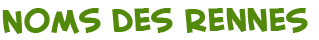 titre de la page du jeu des noms des rennes du P�re No�l