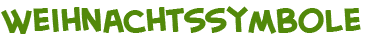 Weihnachtssymbole