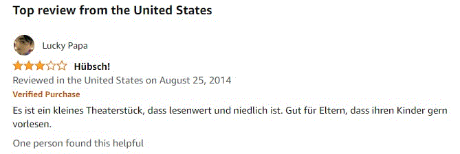 Kundenrezensionen �ber das Kindertheaterst�ck PILOTO UND LASSIE - Romeo und Julia einmal tierisch anders