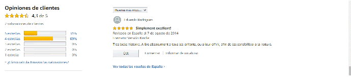 commentaires chez Amazon.es sur la version en fran�ais du livre jeunesse Il �tait une fois une Maison