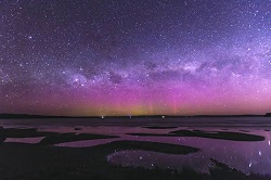 Aurora australis from Strahan