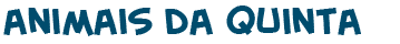 t�tulo sobre os animais da quinta