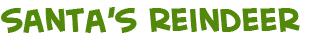 title of the page about Santa's reindeer