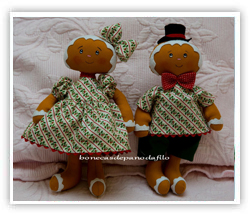 par de bonecos