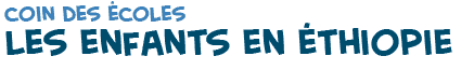 titre de la page des photos d'enfants en Ethiopie